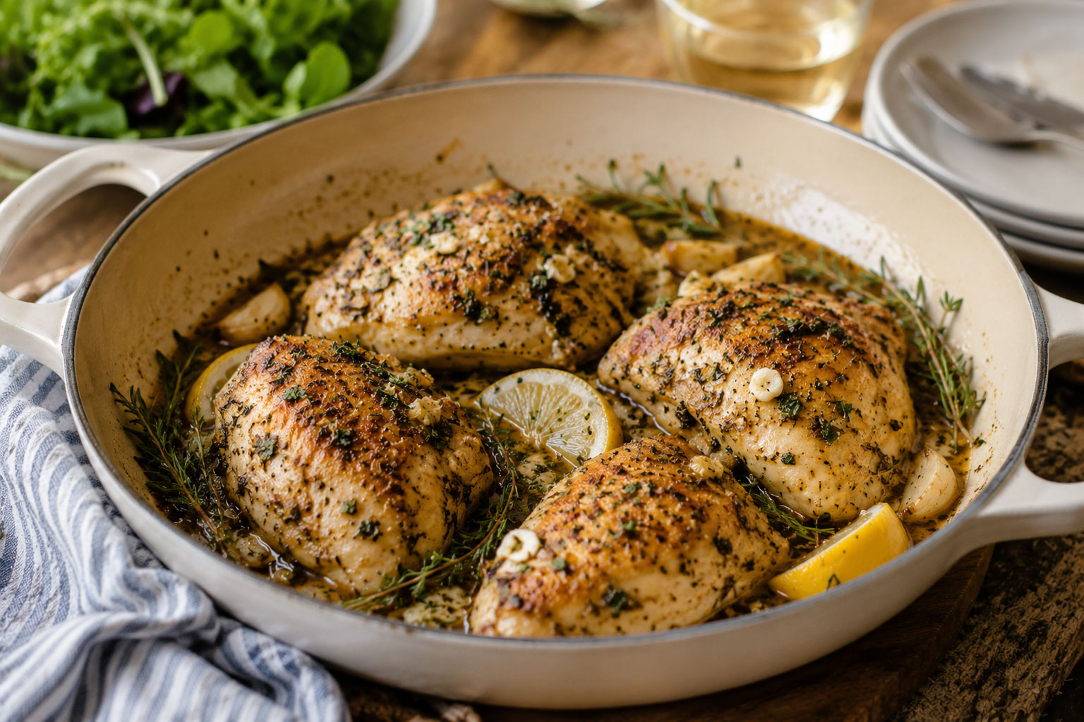 The Garlic Herb Chicken We Make on Repeat